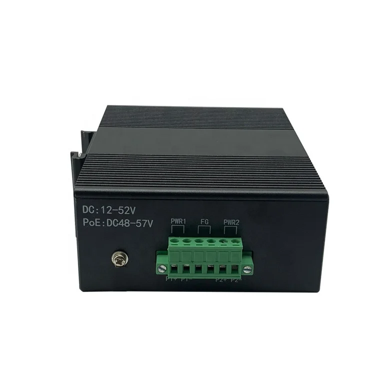 4 RJ45 Port 1 SC Optical Fiber Port 100Mbps Industrial Ethernet Network Switch Switcher