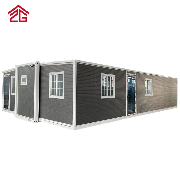 Portable house Extendable 40ft expandable container house different design with roof house for sale living home