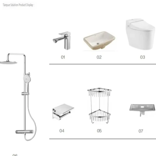 High Quality Modern Design Prefab Bathroom Unit Steam Room with Shower Enclosure and Toilet Basin Cabinet for Home or Office