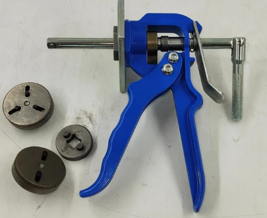 GTYPRO Brake Caliper Piston Rewind Tool - Single Discs Rear Brake Kit Combines Adjustment & Compression for Smooth Brakes