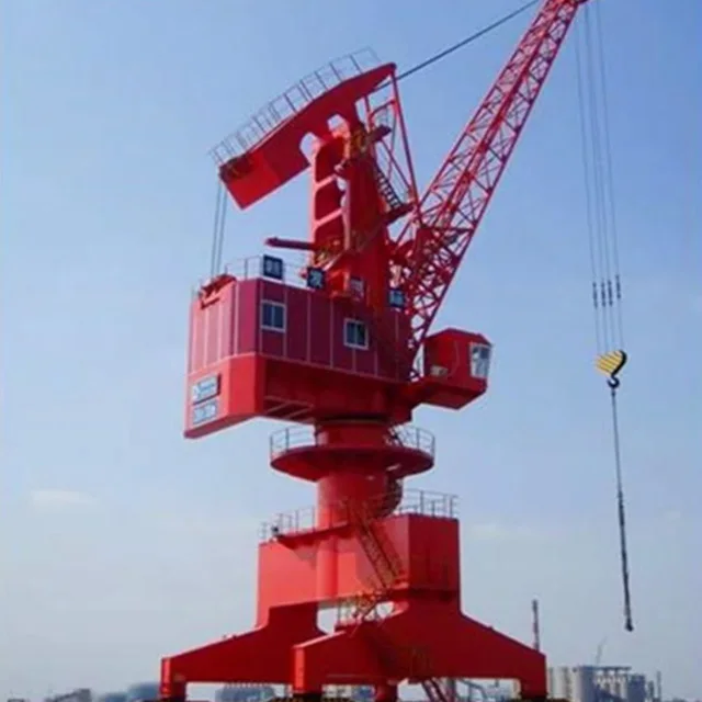 Kaiyuan Portal Crane Offshore Pedestal Marine Deck Crane Pedestal Jib Crane Color Customization