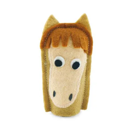 Eco-friendly handmade Animal owl felt  finger puppet