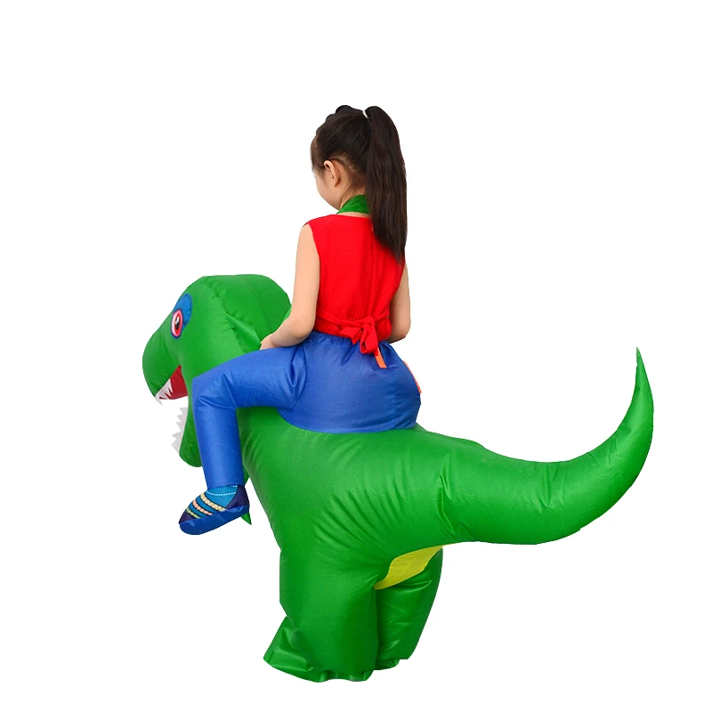 Новое поступление Хэллоуин надувной динозавр T-rex костюм подарок для вечеринки детский динозавра детей 70-100 см