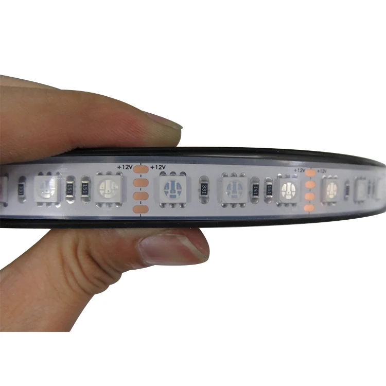 High Quality 12V RGB led strip colorful light strip 5050 SMD waterproof tape lamp for DJ Fluorescence party