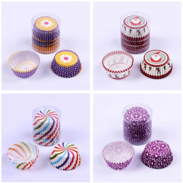 Красочные формочки для выпечки здоровая и Зеленая упаковка