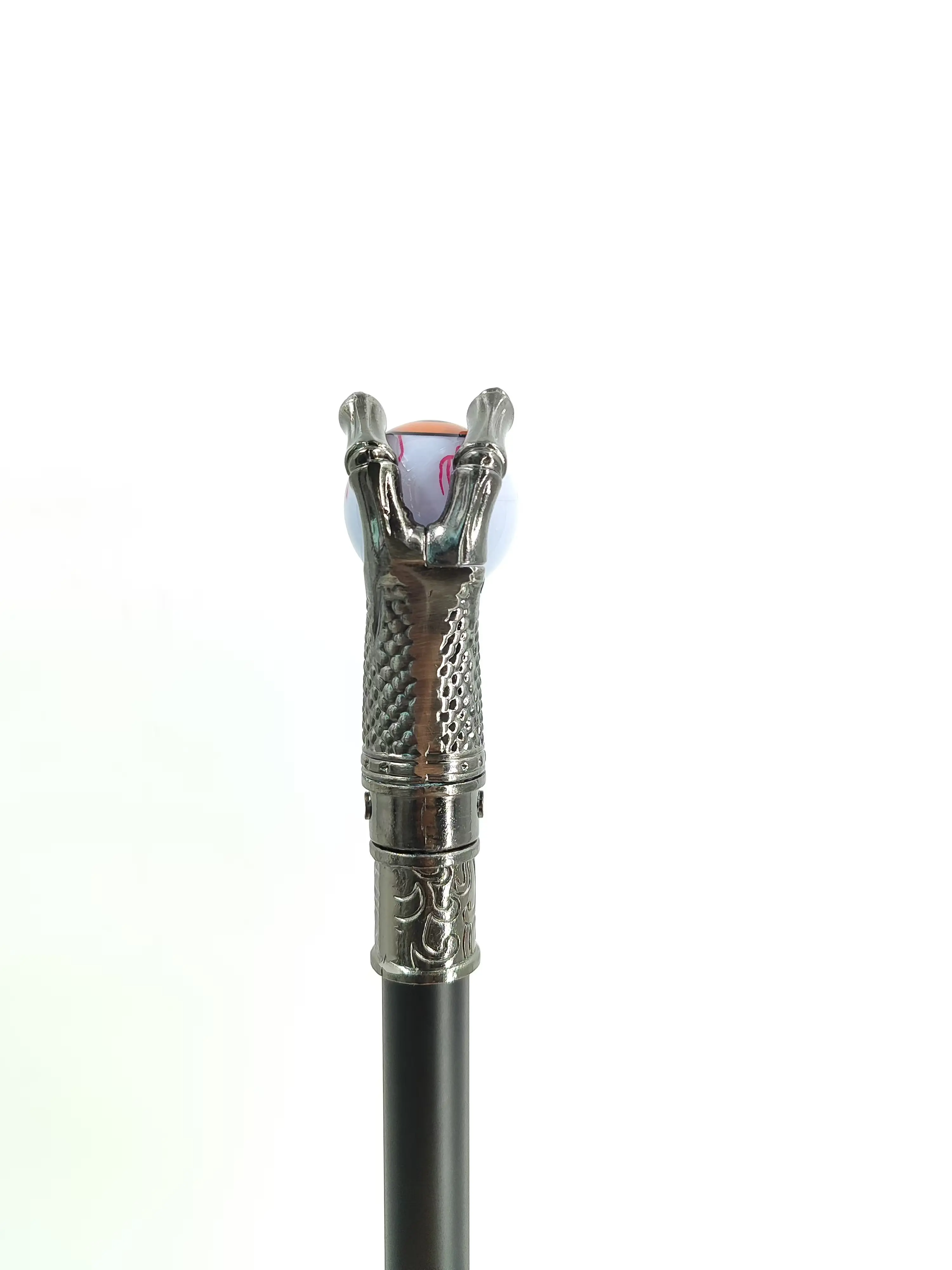 Dragon Claw metal cane with rolling glowing eyes Halloween Costume cane Christmas gift Stick for everyone