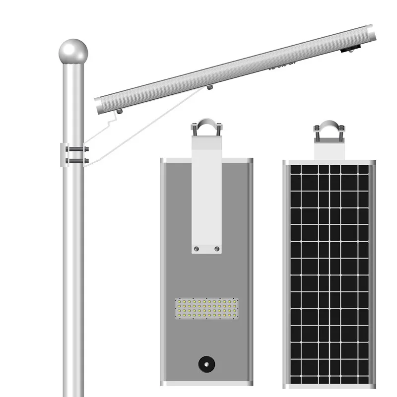 
LED Street lamp IP65 Integrated Intelligent All In One Solar Led Street Light Outdoor Lighting Solar Street Light 