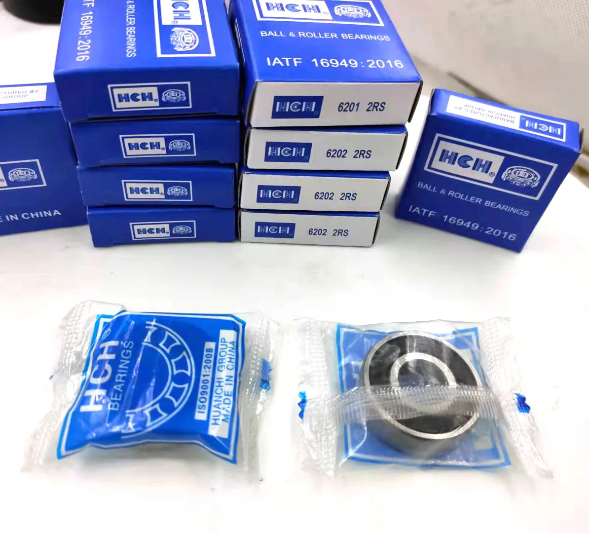 Китайский производитель подшипников HCH, радиальный шарикоподшипник 6201 2RS 6203 6204 6205 6206, Лучшая цена