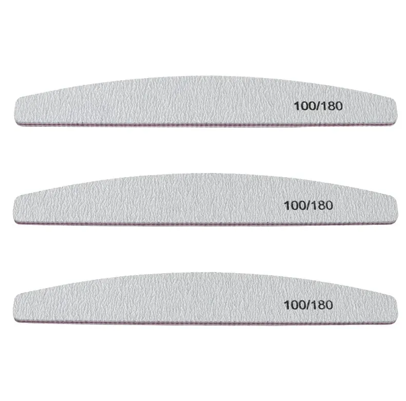 Professional Emery Board Manicure Pedicure Art Tools nail file sticker