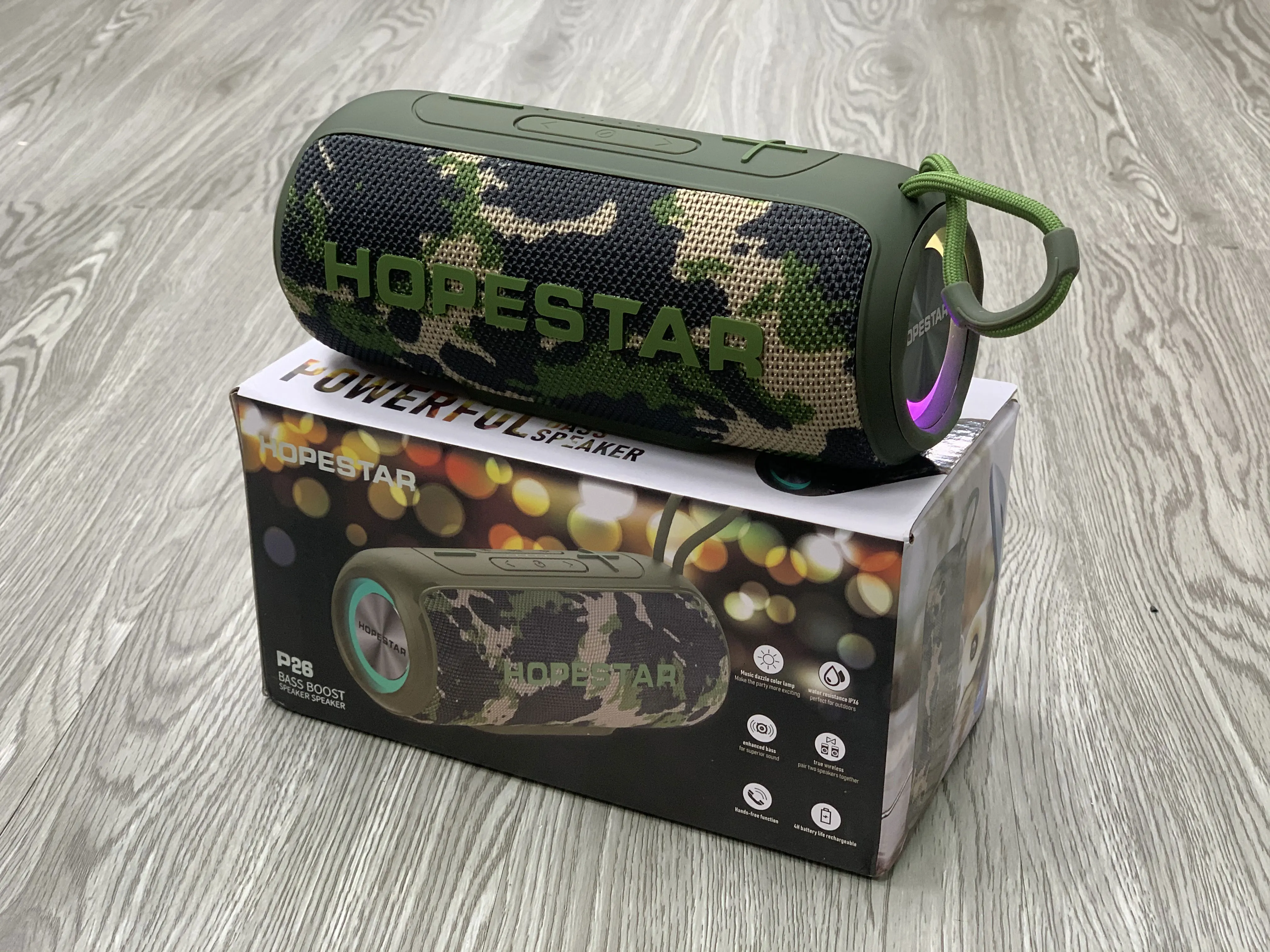 2022 High Quality New Stereo Speakers Wireless IPX6 Waterproof Portable Bluetooth Speaker