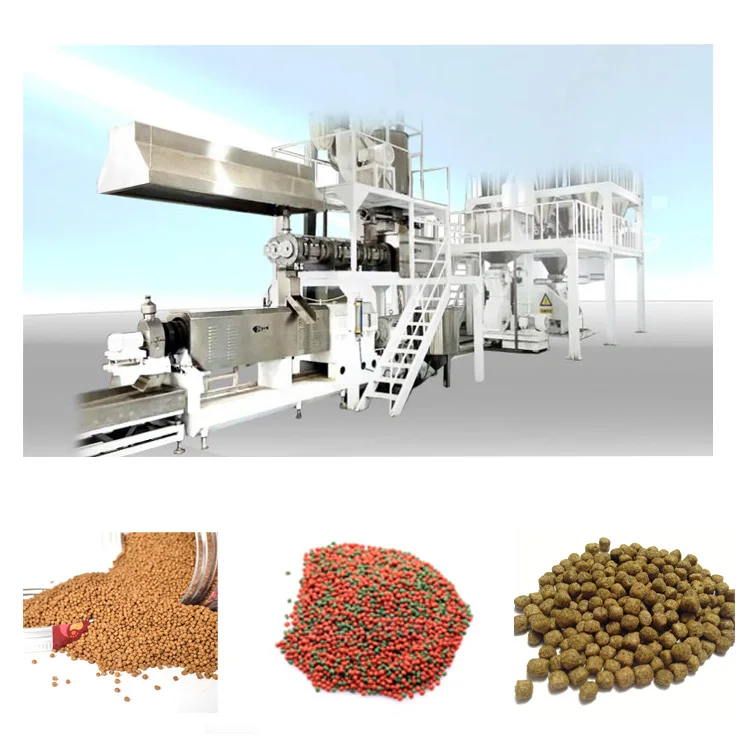 electric small scale fish feed pallet farming equipments pellet animal pet extrusion wet making machine