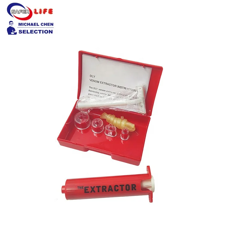 Strong sting first aid Venom Extractor kit for snake and bee Suction pump bite kit for Hiking, Backpacking and Camping