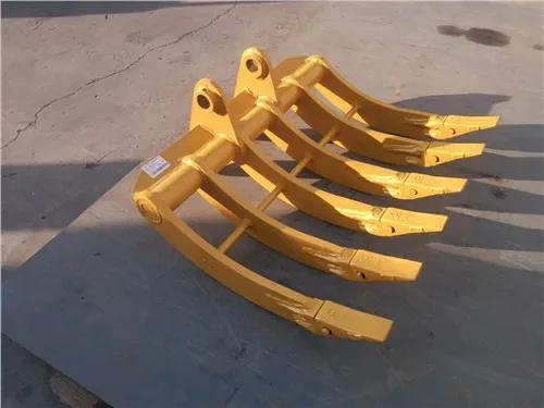 Spare Parts of Medium-Sized Excavator Digging Multi Tooth Rake Manufacturers
