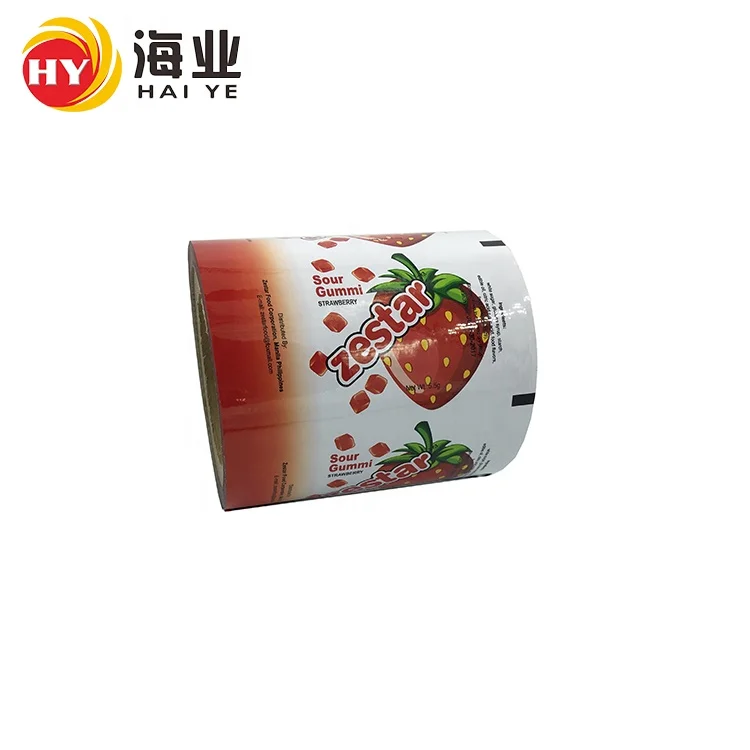 Food grade  plastic stretch lamination packing film roll for food package bag