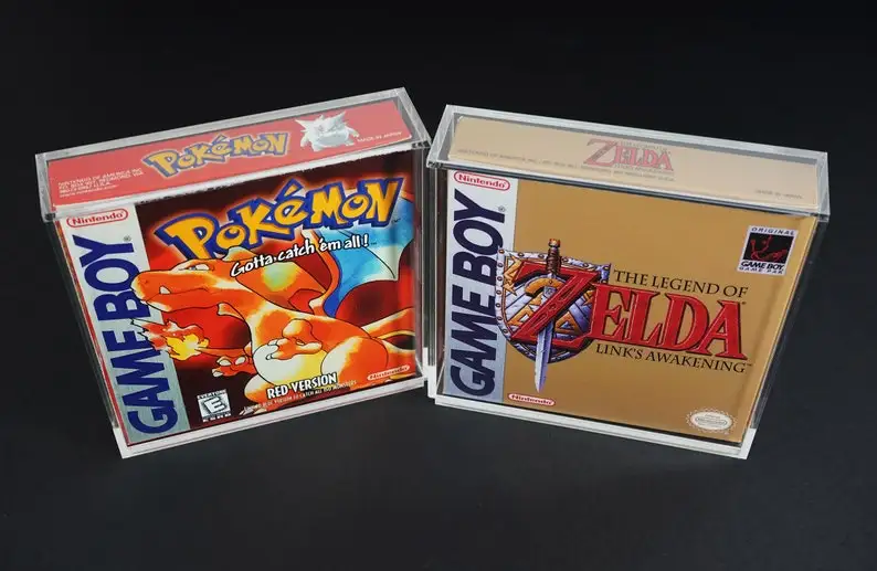 Пользовательская защита от ультрафиолета Plexligass витрина для GameBoy и GBA акриловая Защитная
