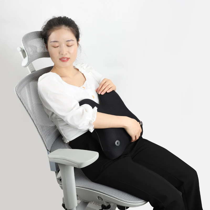 Wholesale vibration kneading electronic cushion car shiatsu back massage pillow