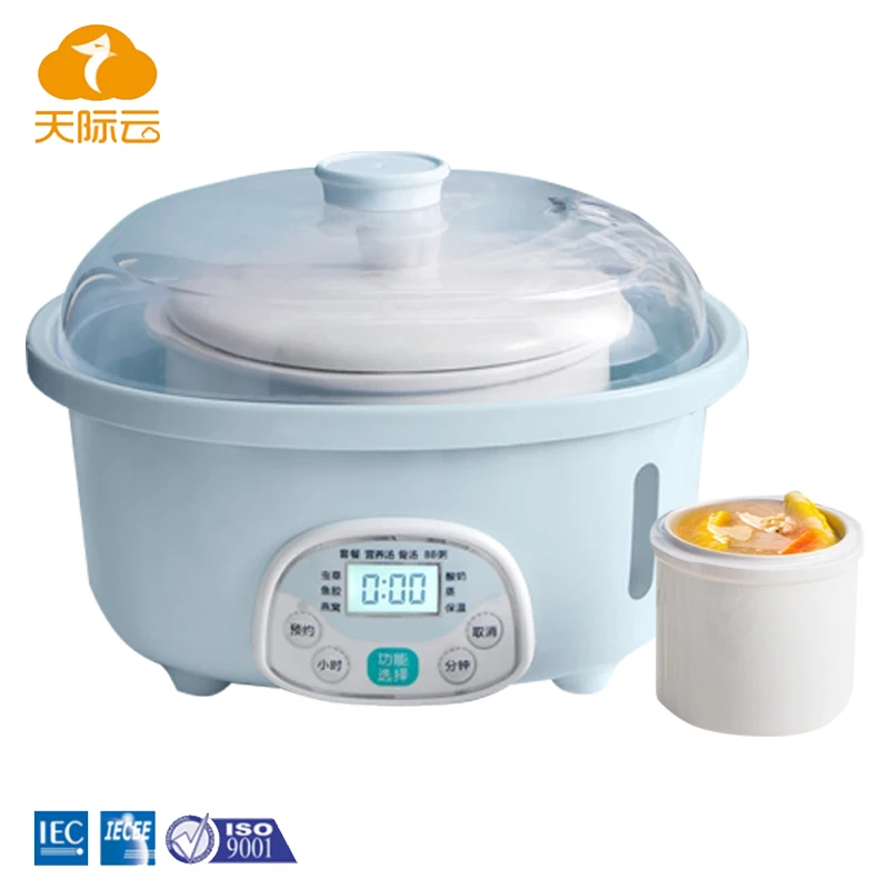 Home Use Multi Oval-shaped Large Capacity Stew Pot Programmable Slow Cooker