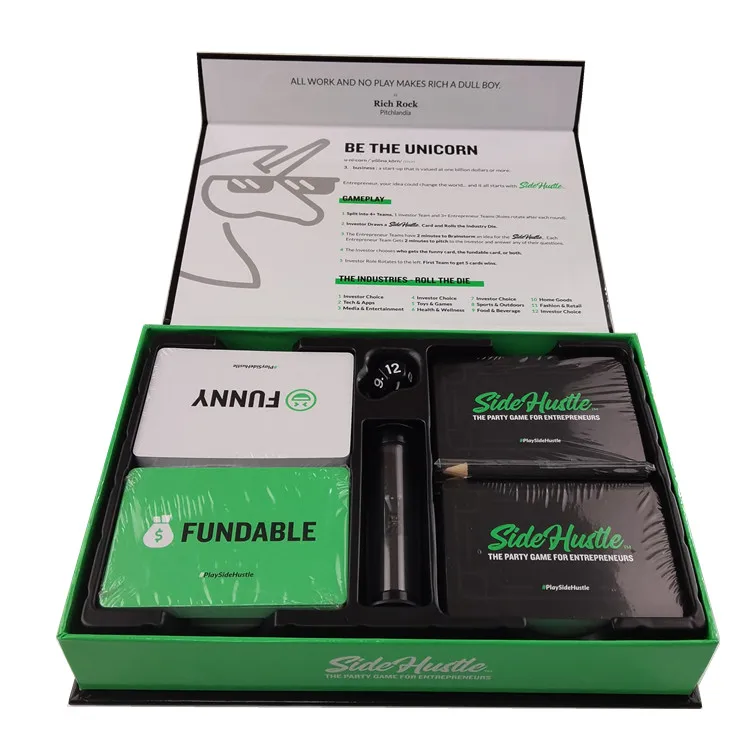 OEM Custom Board Game Card Manufacturer Custom Logo Accessories Waterproof Adult Playing Card Game