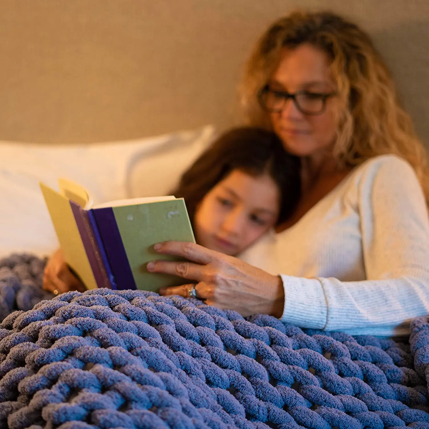 
i@home knitted sleeping woven chunky custom luxury throw blanket 