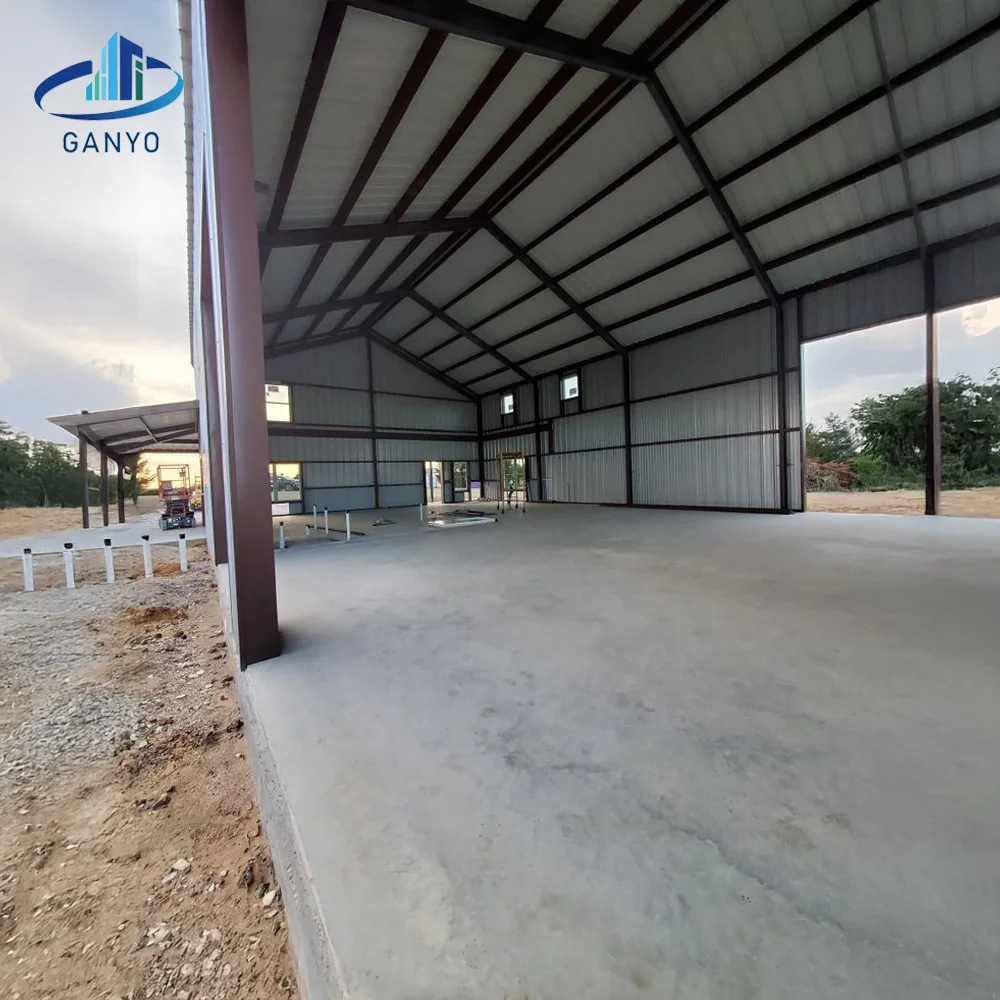 Cost-Effective Steel Building Prefabricated Modular Steel Warehouse for Small Business and Tool Storage | Ganyo Steel Structure