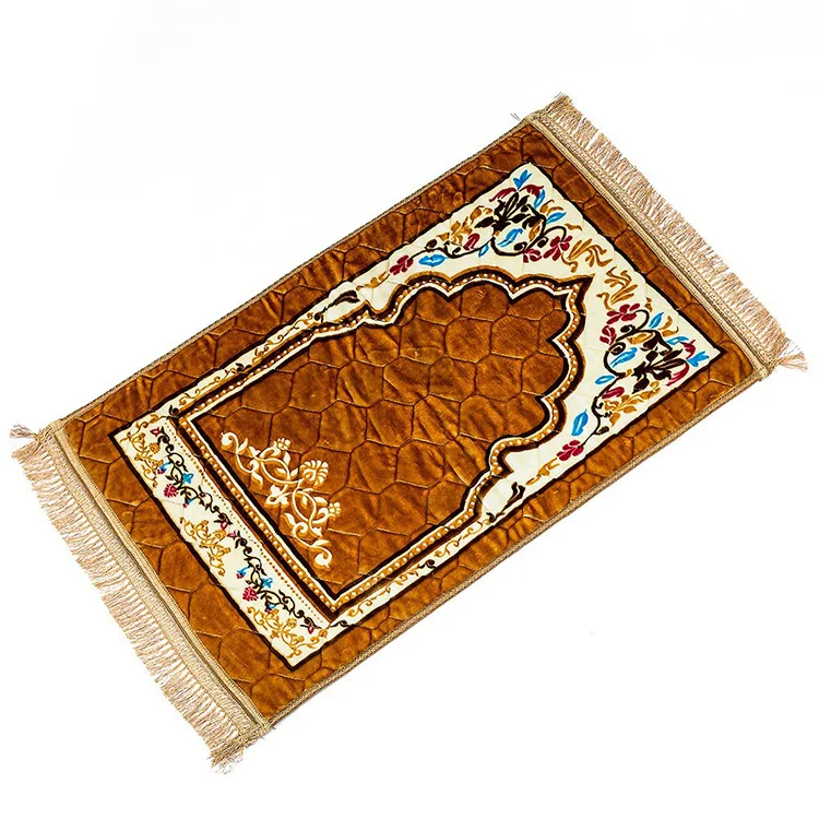 Premium Quality Cotton Luxury Islamic Pocket Prayer Mats Muslim Mini Prayer Rugs