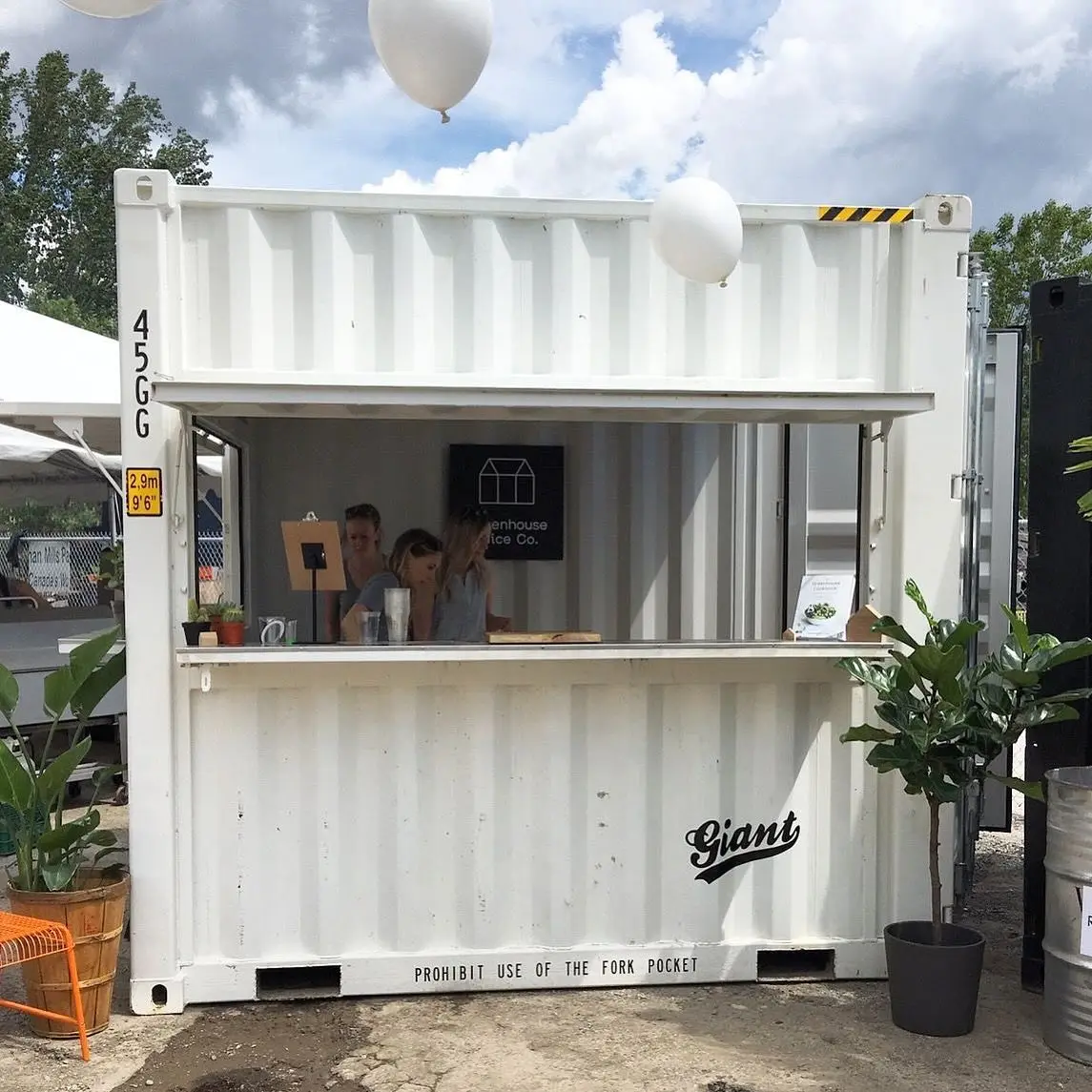 10ft mini container coffee shop for sale China shipping container booth fast food kiosk bar container