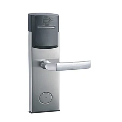 2022 In Stock RFID Key Card Electronic Door Handle Lock Hotel Door Lock with Management Software System
