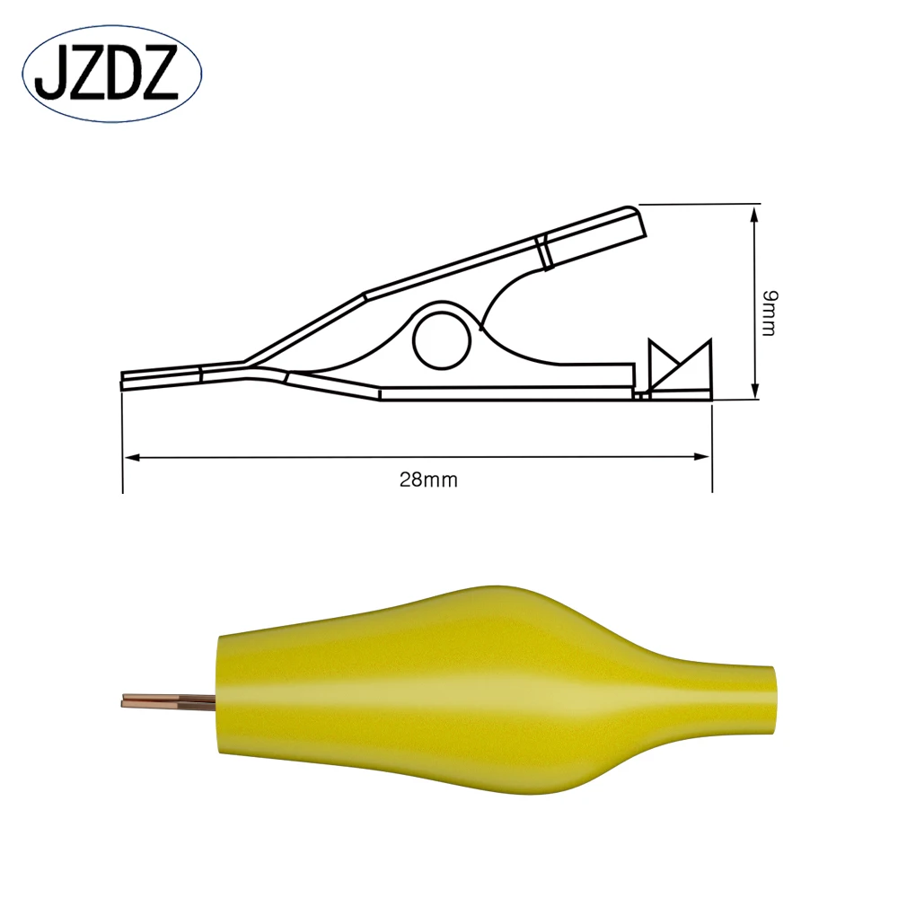 JZDZ J60004   Flat mouth pure copper crocodile clip