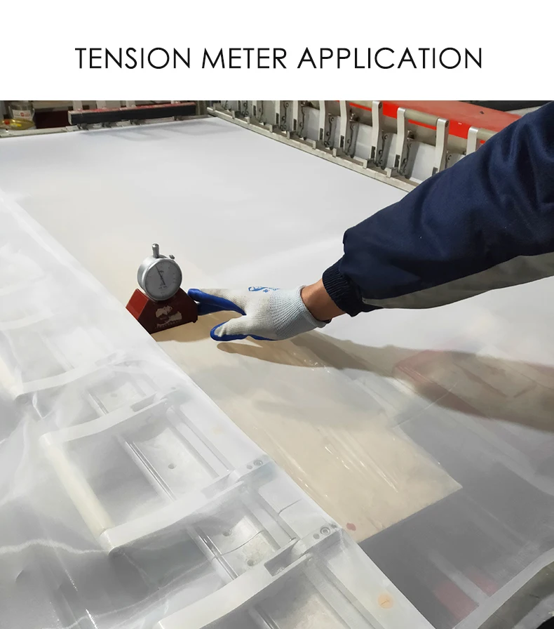 Silk screen printing frame tension meter