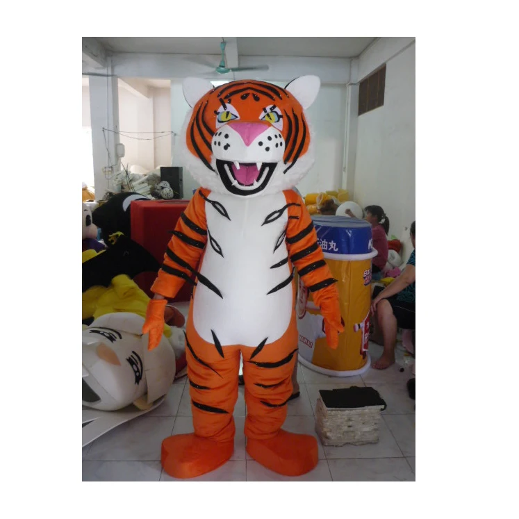 CAIXIN Custom Cheap tiger mascot costume Cute plush animal costume for adult