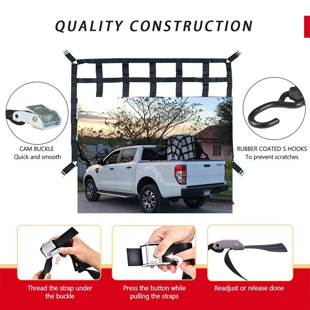 Wholesale Customized Heavy Duty Flat Climbing Cargo Webbing Net