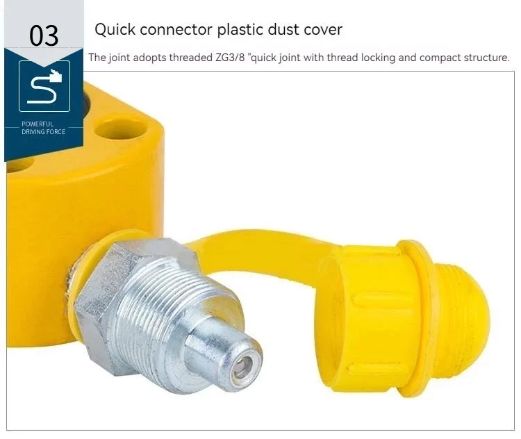 Ultra-Thin Single Acting Portable Hydraulic Lifting Jack 5T/10T/20T/30T/50T Adjustable Split Booster Steel Hydrocy Linder OEM GS