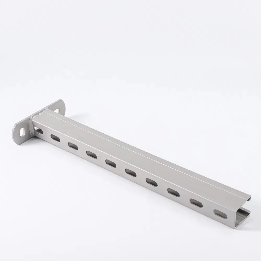 Durable Solar Structure Cantilever Bracket Cantilever Seismic Support Channel Bracket