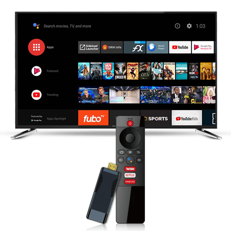 AndroidTV dongle 2 4g 5g Wifi Allwinner H313 SetTopBox smart TV stick 4k android s96 Голосовое управление потоковое