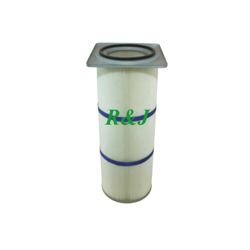 Universal High Efficiency Polyester PTFE Pleated Cartridge Dust Bag Air Filter