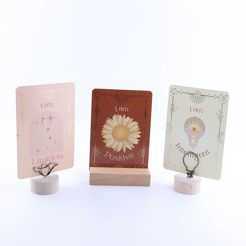 Customized Positive Affirmations Cards Women Motivational Mindfulness Cards