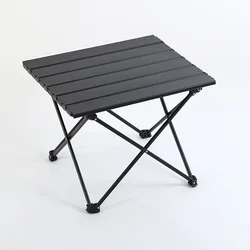 QUAWE Portable Camping Table Folding Garden Aluminum alloy Travel Hiking Table BBQ Accessories Outdoor Table