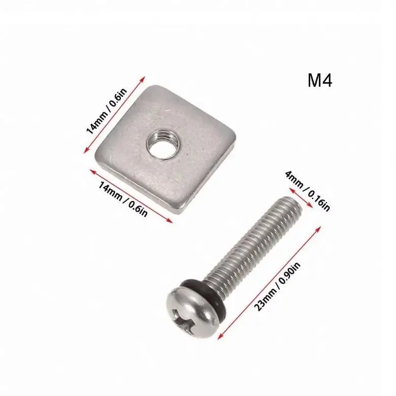 Surf Fin Hardware Kit Replacement SUP Fin Screw And Plate