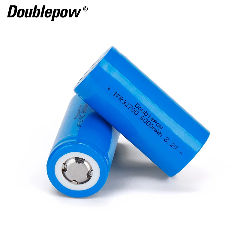 Doublepow Solar Energy Storage Battery 32700/35650mAh Grade A Lifepo4 6000mAh LFP 3.2V Battery