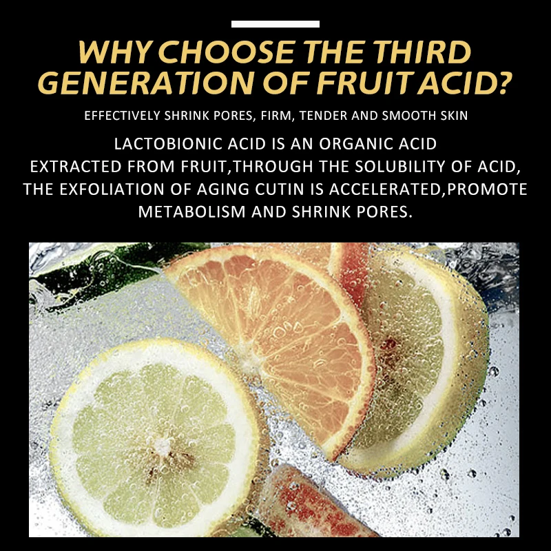 Private Label Skin Care Lactobionic Acid Facial Serum Cosmetics Shrinking Pores Face Serum Control Oil Anti Acne Serum For Face