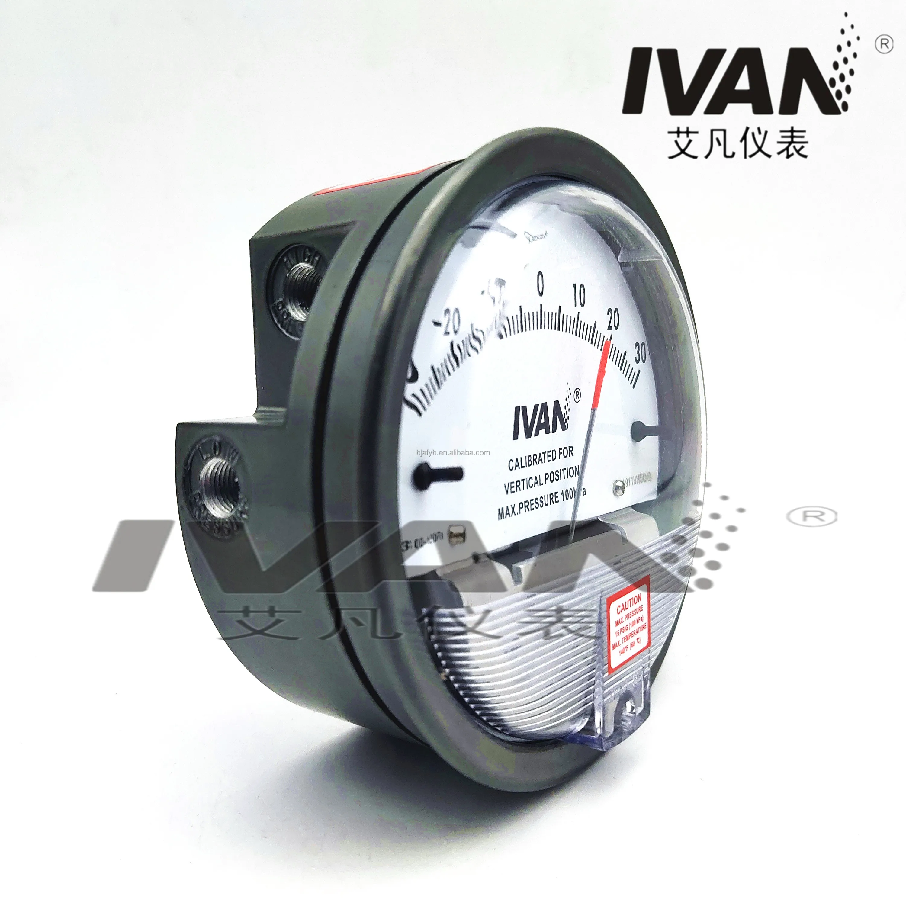 250pa Differential Pressure Meter Pressure Differential Meter