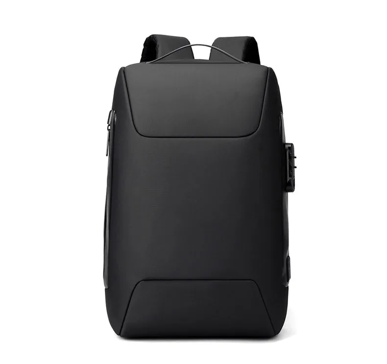 Wholesale Splash-proof fabric anti theft  Office men business computer backpack 15.6 inch laptop bag backpack with usb