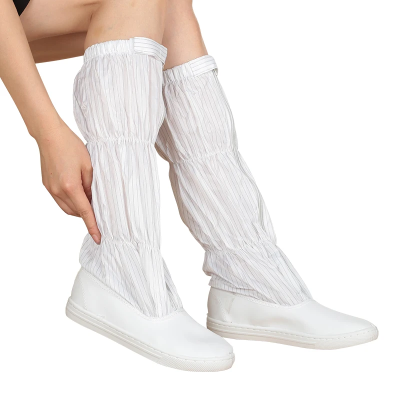 Good Quality ESD Safety Cleanroom Shoes Anti Static Shoes esd long work pvc pu autoclavable boots
