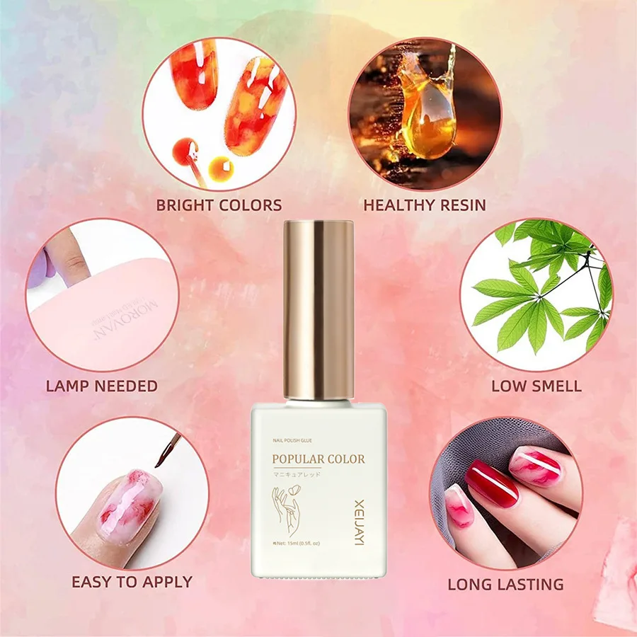 Japanese Blooming Gel Polish 15ml New Multifunctional Wholesale DIY Blooming Effect Nail Creative Design UV Gel Polish