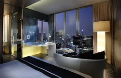 Customized modern hotel suite room furniture set