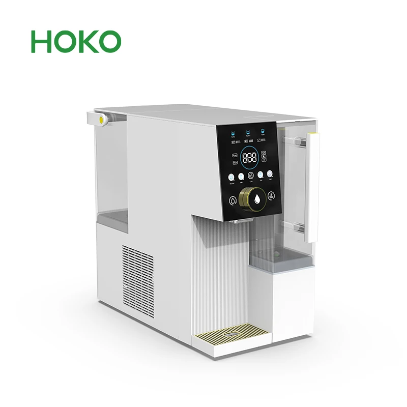 RO filtered tabletop water dispenser that can make ice and cold water