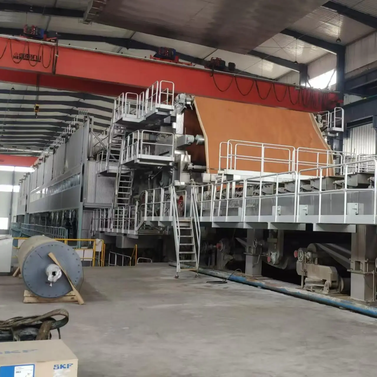 Оборудование для переработки картона, 100 тонн в день, для производства гофрированной бумаги