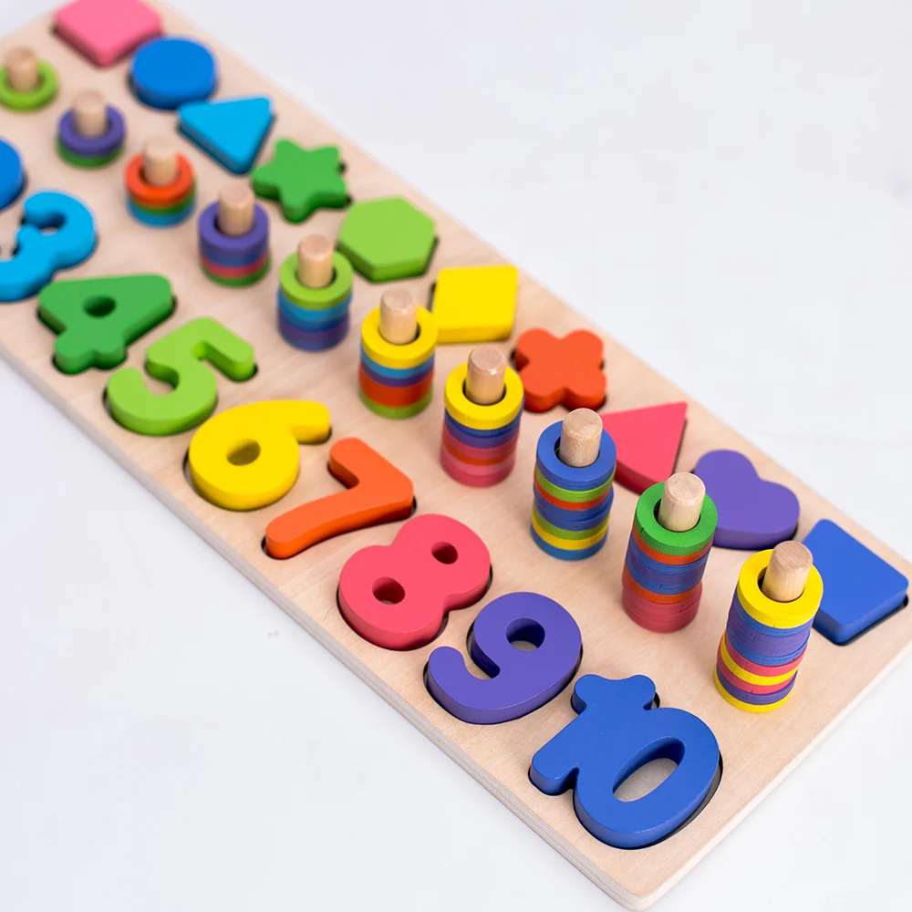 
Cheap Hot Sale Top Quality Kid Three In One Number Board Toy 