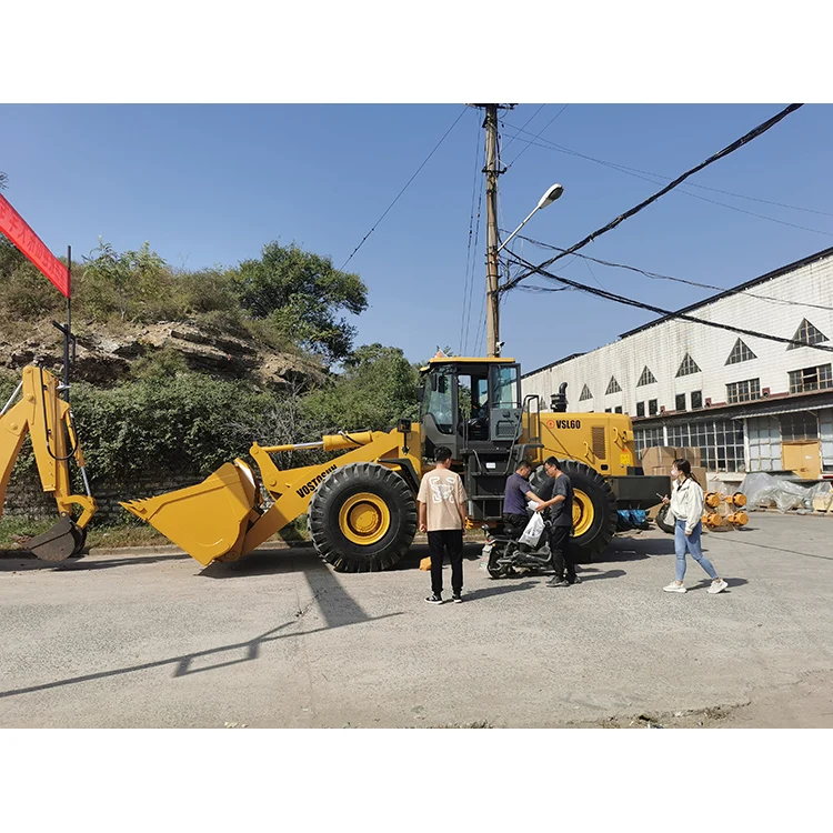 Payloader 2.5 3 Ton Articulated Shovel Mini Wheel Loader