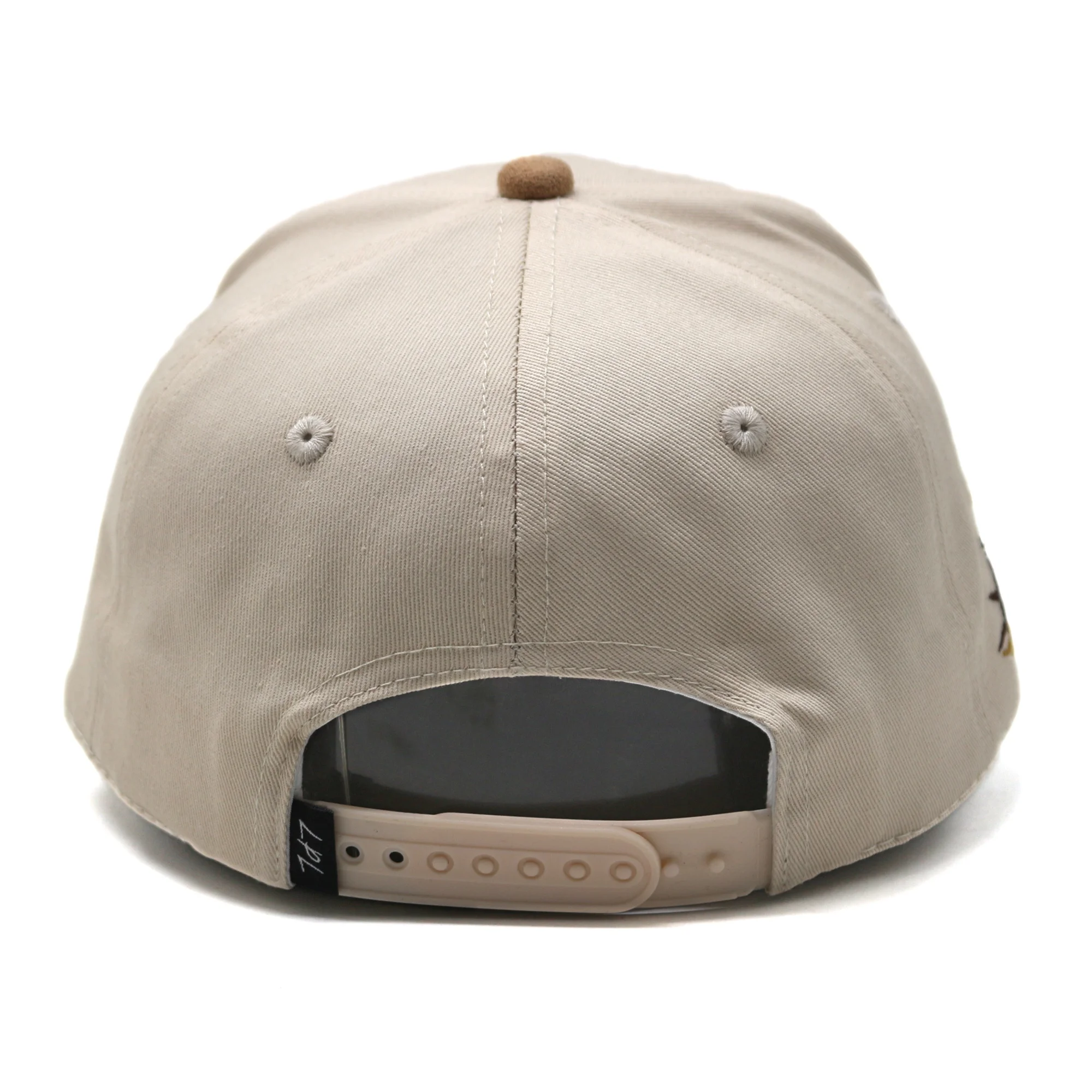 Low MOQ Luxurious 5 Panel Cotton Caps Baseball Hats With Custom 3D Embroidered Logo